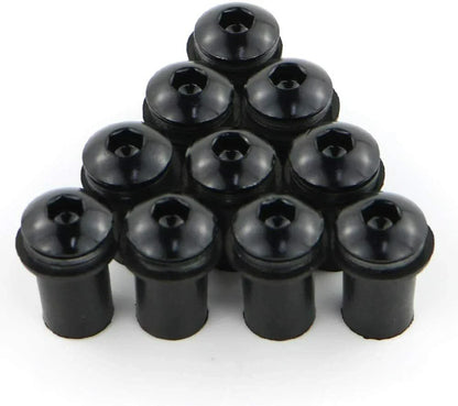 10 x M5 Motorcycle Windscreen Fairing Screen Bolts