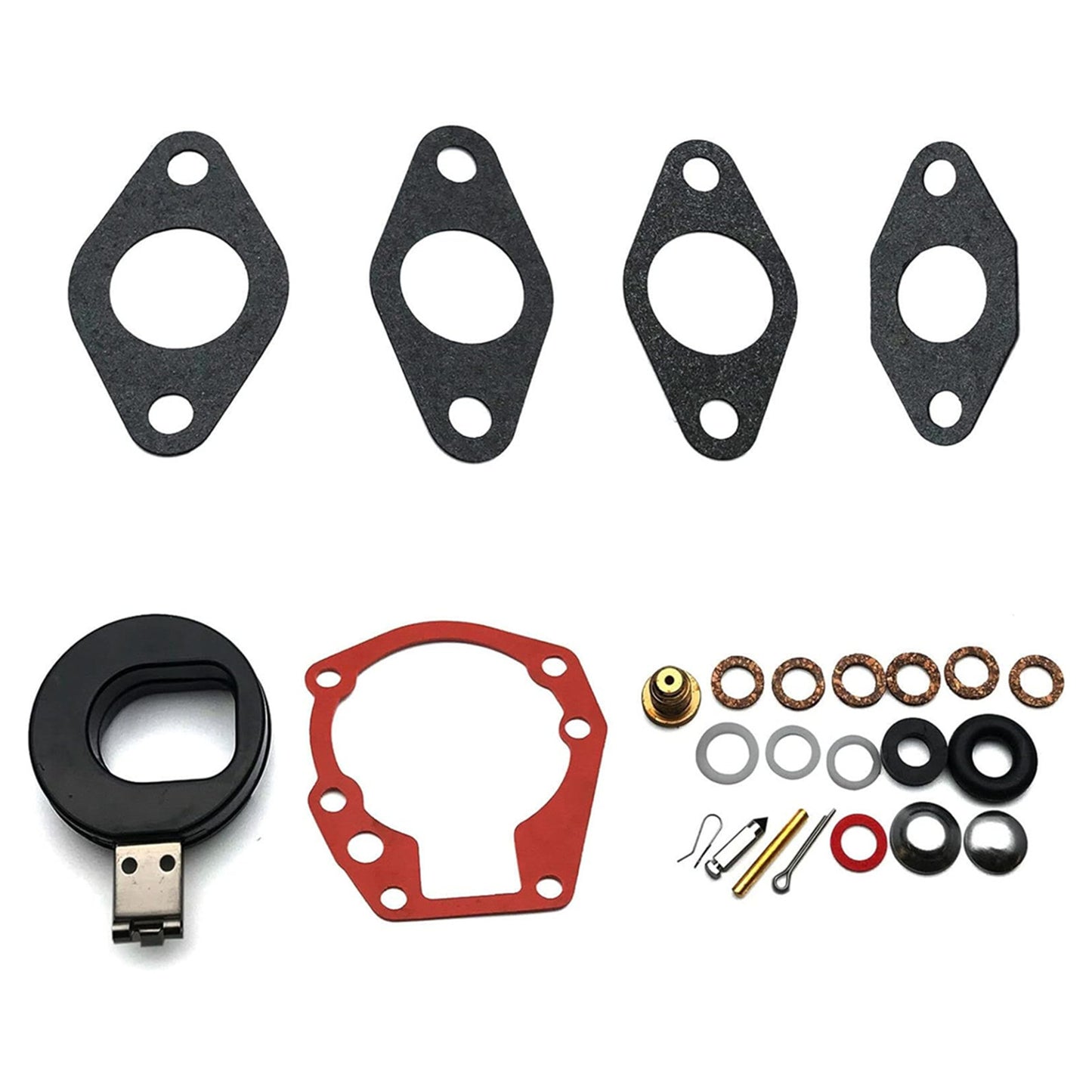 2X Carb Kit with Float for Johnson Evinrude Outboard (Fits Various Models)