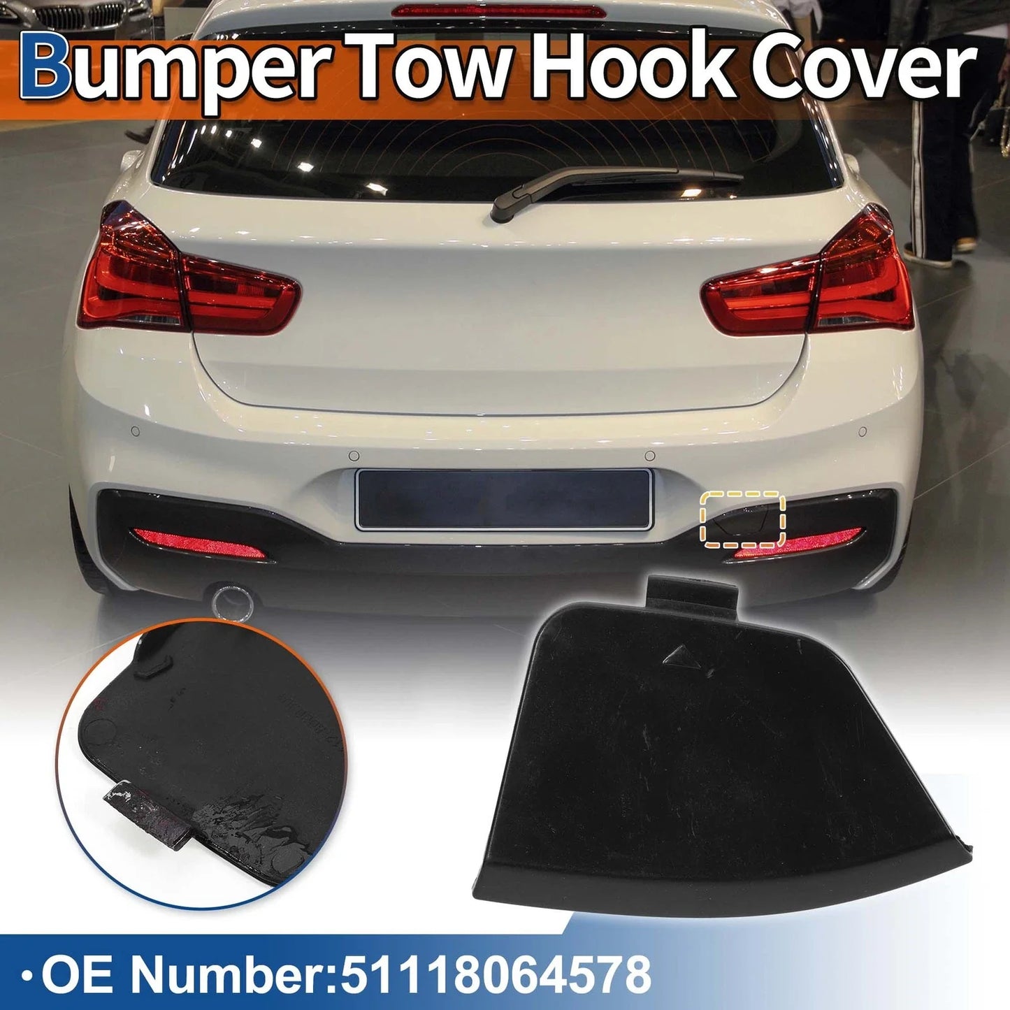 Tow Hook Cover for BMW 114i (2015-2018)