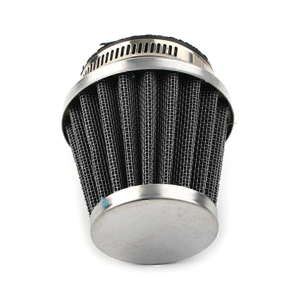 50mm Chrome Air Filter for Honda Yamaha Suzuki Motorcycle ATV Dirt Bike