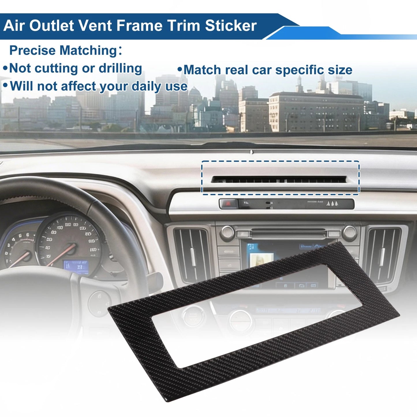 Air Condition Outlet Vent Trim Cover for Toyota Rav4 (2013–2018)