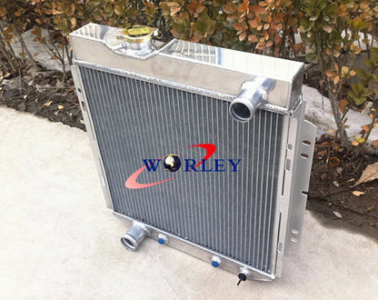 3 Row Aluminum Cooling Radiator for 1964-1966 Ford Mustang Falcon Comet