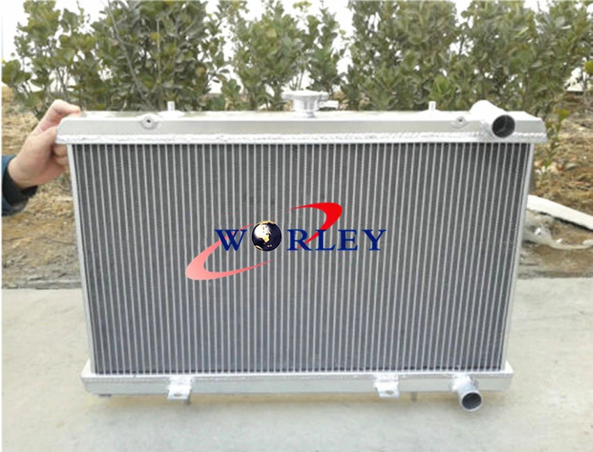 Alloy Radiator with Fan for Nissan Silvia S13 180SX 200SX (1988–1994)