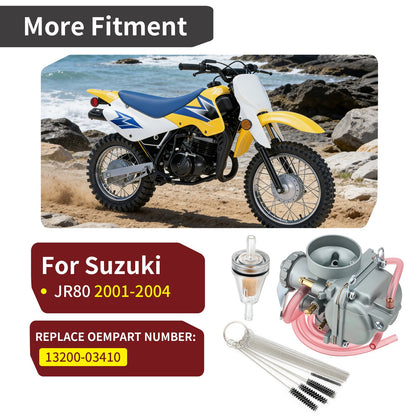 Carburetor and Fuel Filter Kit for Suzuki JR80 (2001–2004)
