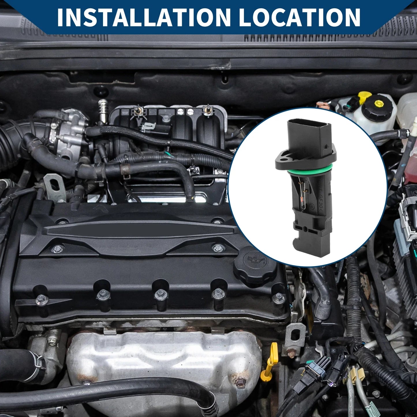 Mass Air Flow Sensor Meter for BMW E65 760Li (2003-2008)