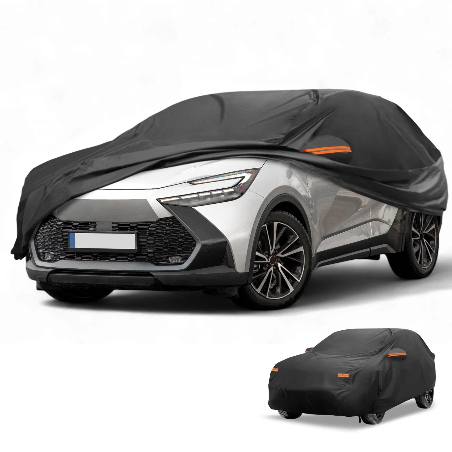Waterproof Car Cover for Toyota C-HR (2017–2023) 210D-PU with Zippers