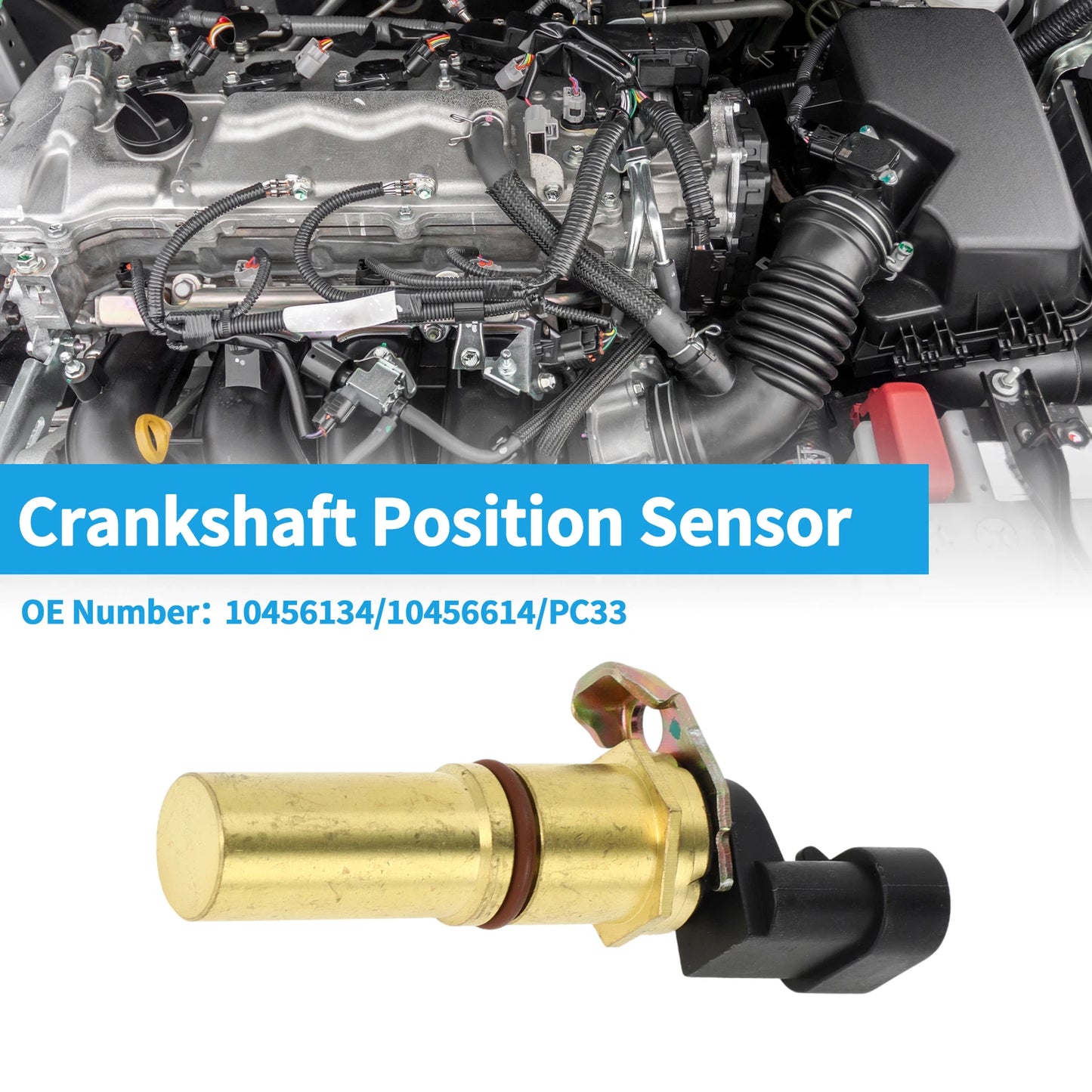 Crankshaft Position Sensor for Chevrolet Beretta Base 2.2 (1994–1996) No. 10456134
