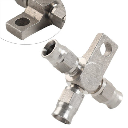 Stainless Steel Brake Hose Fittings AN3 Tee