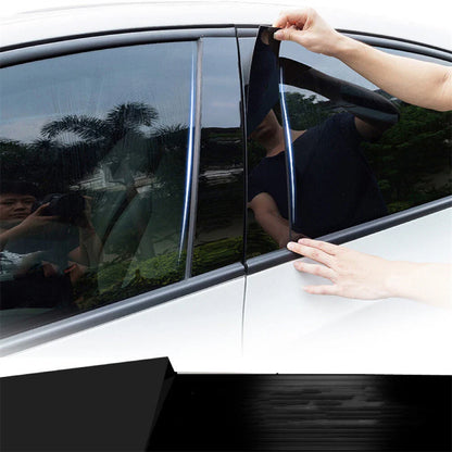 6 x Door Cover Trim Kit Black for Acura TL (2004-2008)