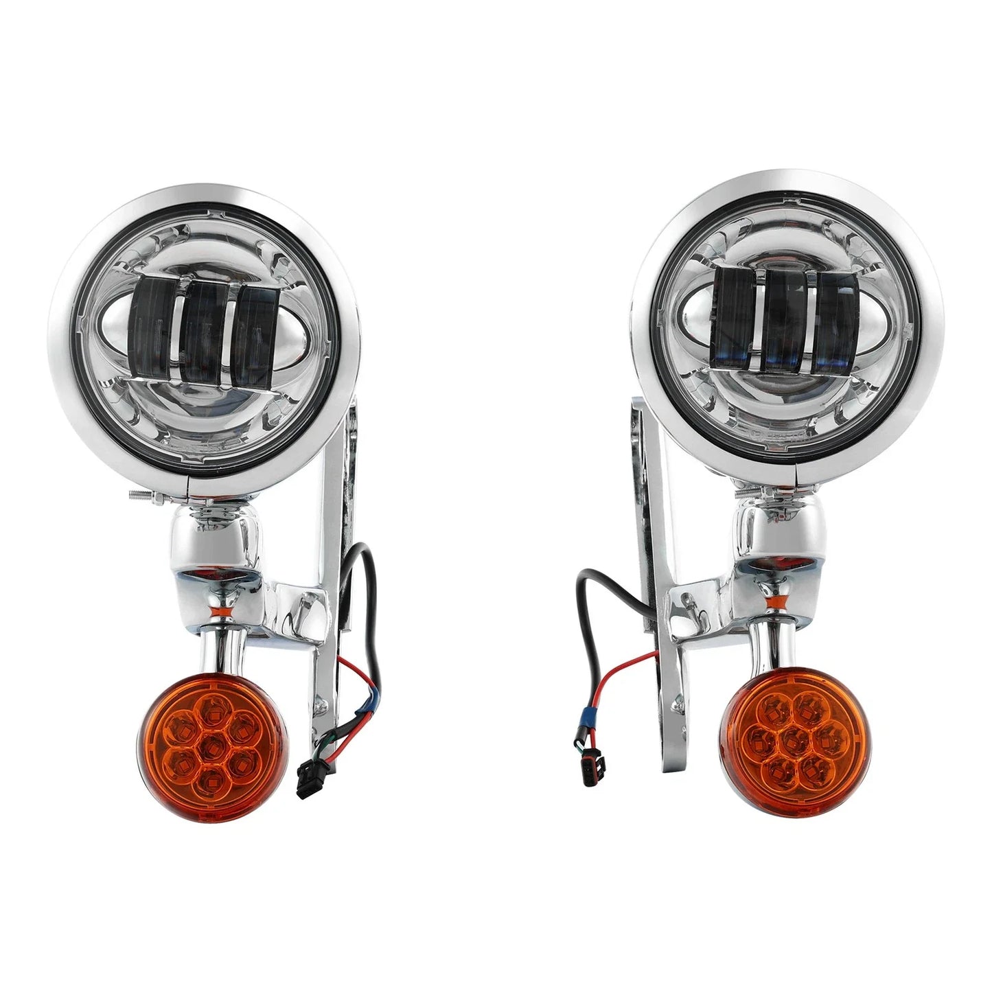 Turn Signal Fog Light Bracket for Harley Touring Road King (1994-2024)