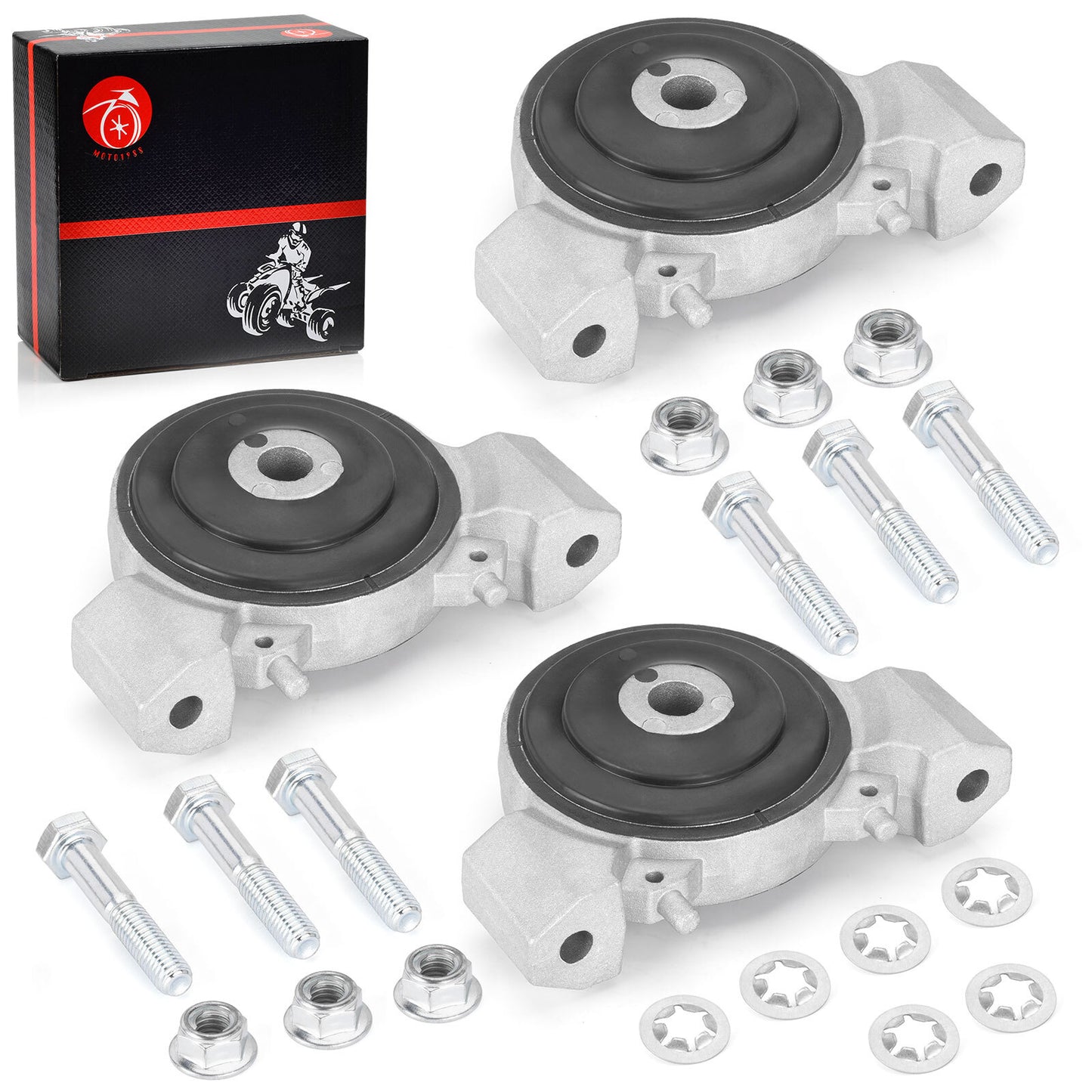 3 Pack Engine Mount Isolator for Polaris RZR Ranger General XP 1000 (2018–2023)