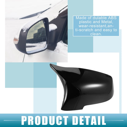 1 Pair Rearview Mirror Cover Cap for BMW F10 F11 F12 (2011–2017)