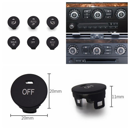 1 Set A/C Panel Switch Button Cover for BMW 5 Series E63 E60 E64 (2003–2010)