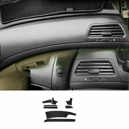 Kit Carbon Fiber Cover Trim Stickers 29pcs for Honda Accord (2008–2012)