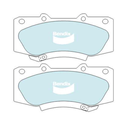 Set of 4 Front Disc Brake Pads for Toyota Hilux (2012–2015)