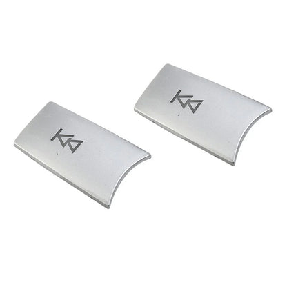 Button Covers Sequins ABS Silver for W204 W212