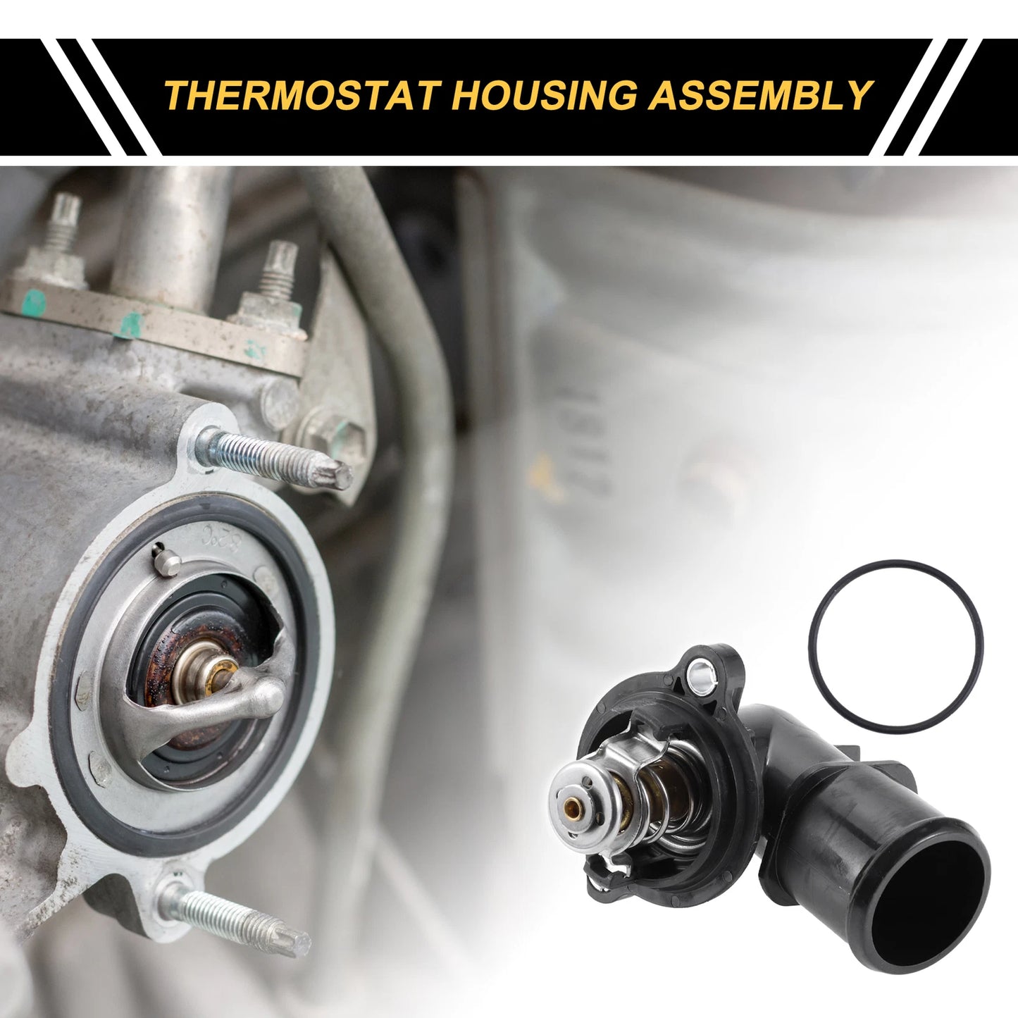 Engine Coolant Thermostat Housing Assembly for Jeep Grand Cherokee (2014–2019)