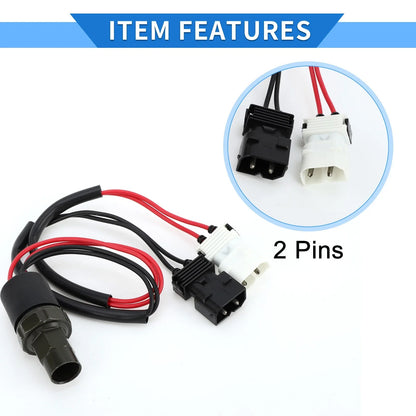 A/C Pressure Switch Sensor for BMW 318i Base 1.8L (1992 - 1995)