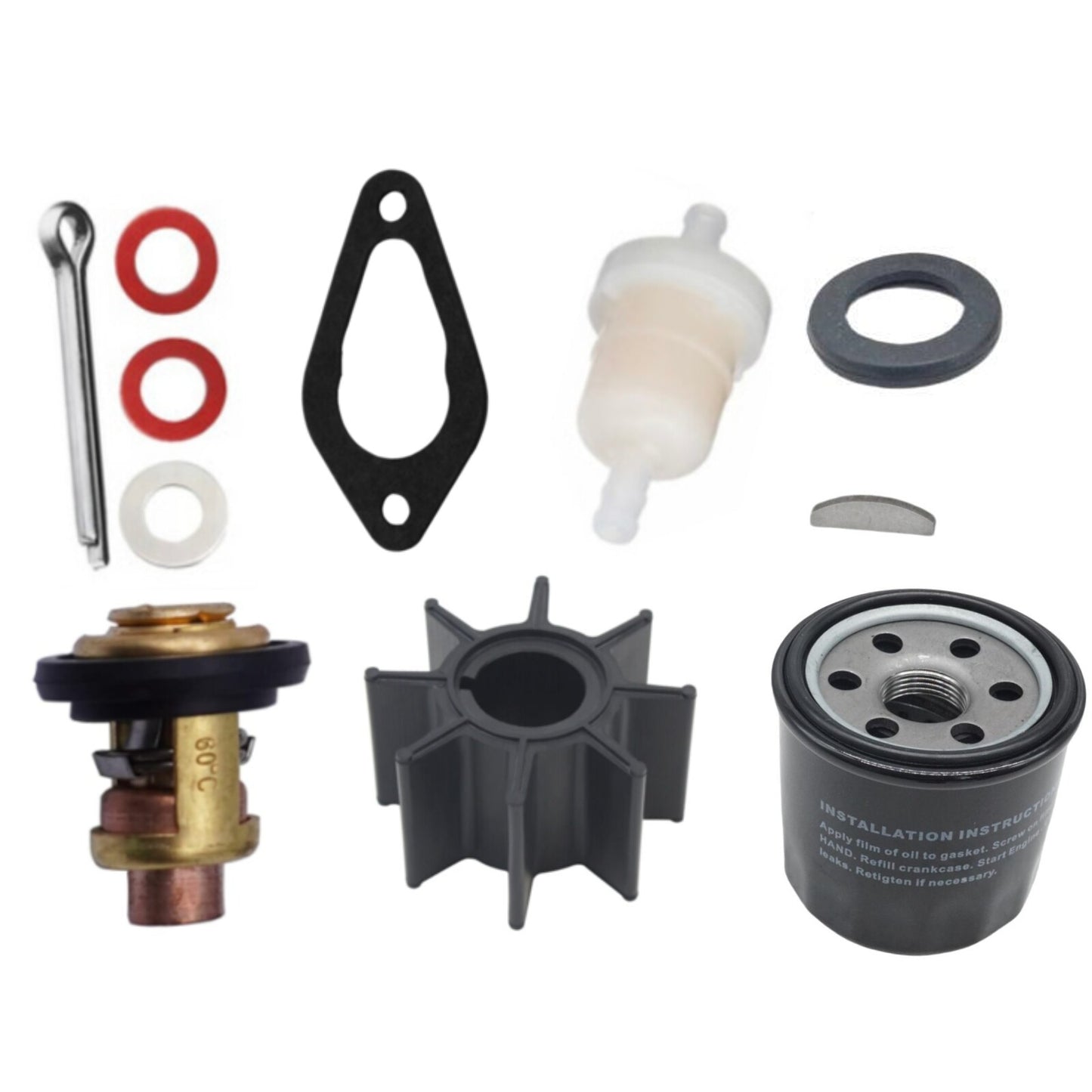 Maintenance Kit for Mercury Mariner 8HP 9.9HP Outboard