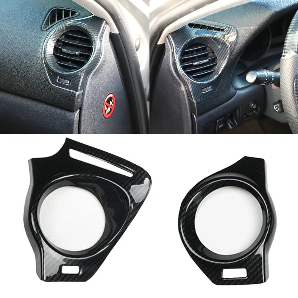 Carbon Fiber Side Vent Outlet Cover Trim for Lexus IS (2006–2012)