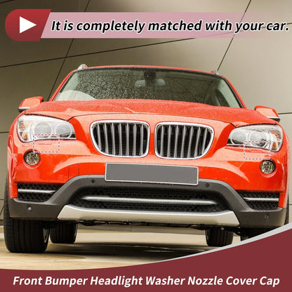 2x Front Left & Right Washer Nozzle Cover Caps for BMW X1 (2013-2015)