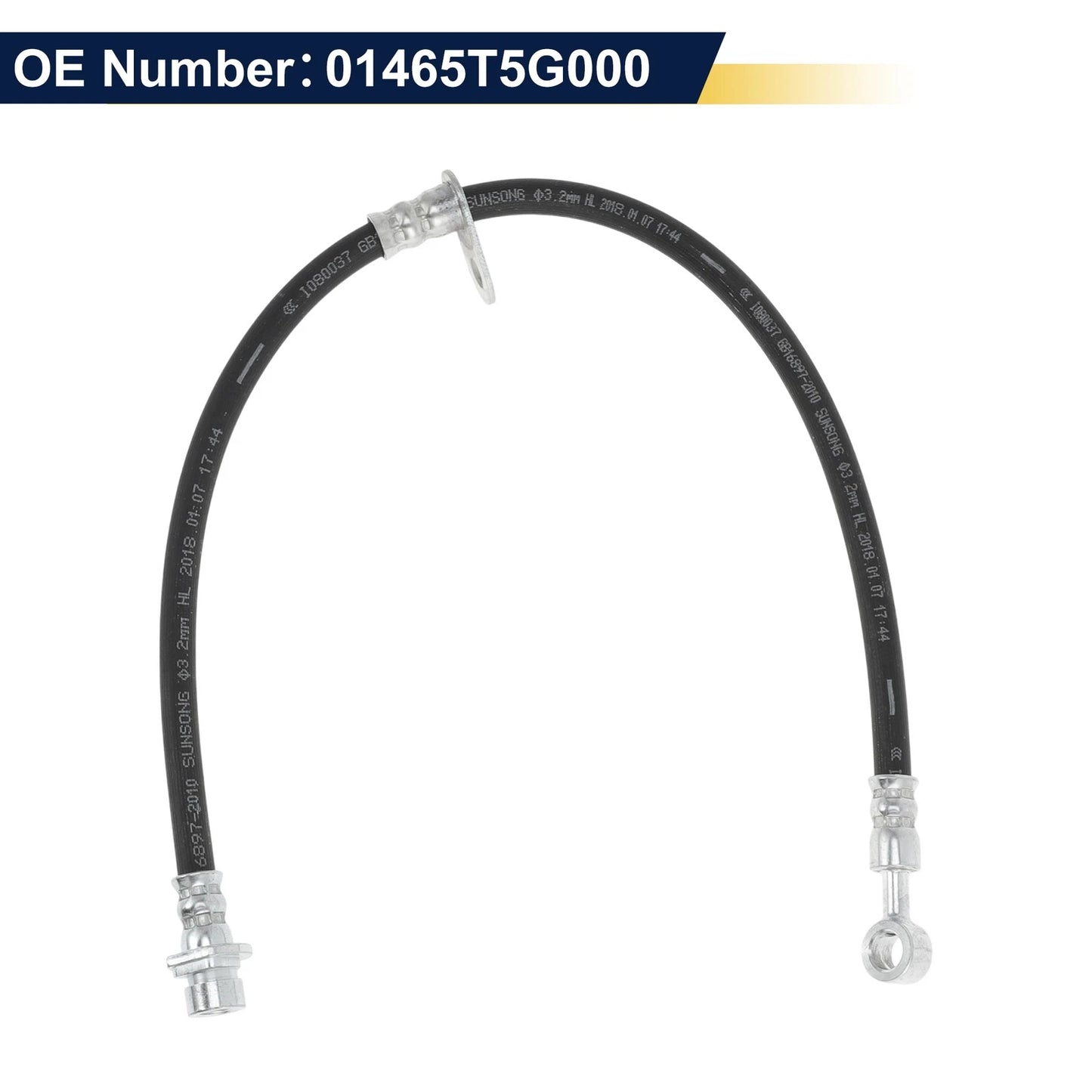 Front Left Brake Hose for Honda (2000–2023) No. 01465T5G000
