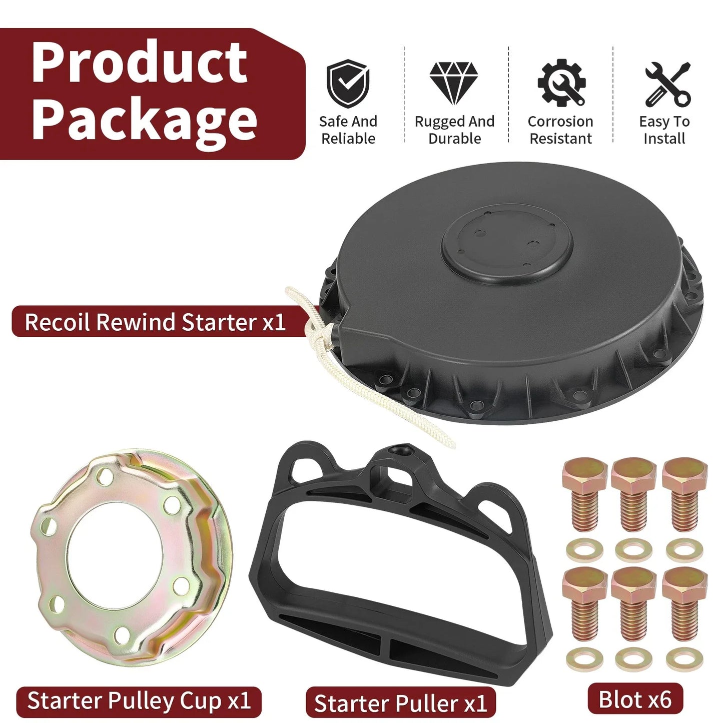 Recoil Rewind Starter Puller for Ski-Doo GSX MXZ Renegade