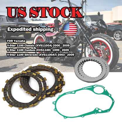 Clutch Plate Kit for Yamaha V-Star 1100 (1999–2009)