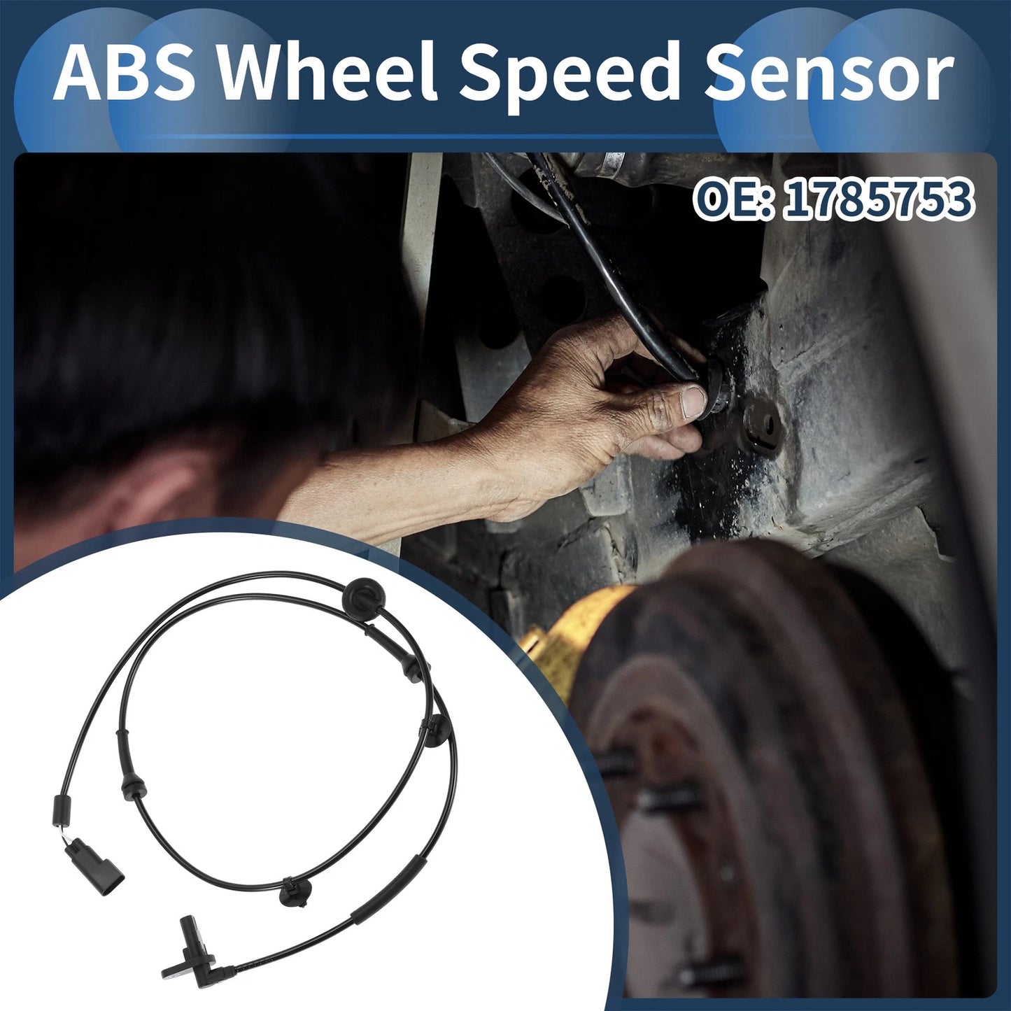 ABS Wheel Speed Sensor No. 1785753 for Ford Transit (2006–2015) Front