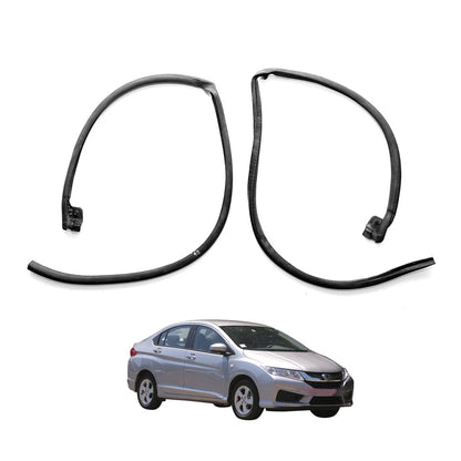 Set of 2 Rear Door Weatherstrips for Honda City Sedan (2014–2020)