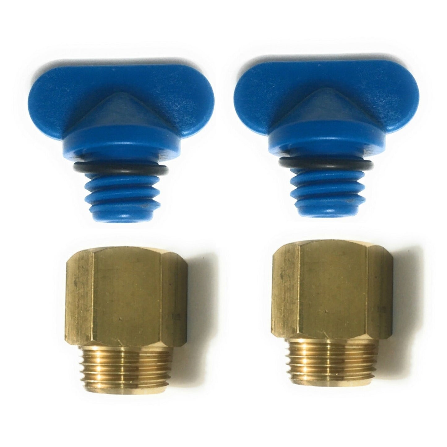 2Pcs Drain Plug Kit for MerCruiser Sterndrive (4 Cylinder)