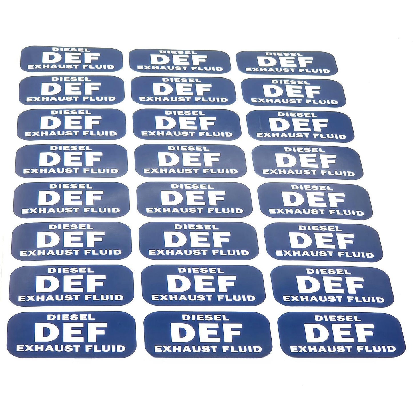 Diesel Exhaust Fluid Sticker Decal for DEF Applications (1"x2")