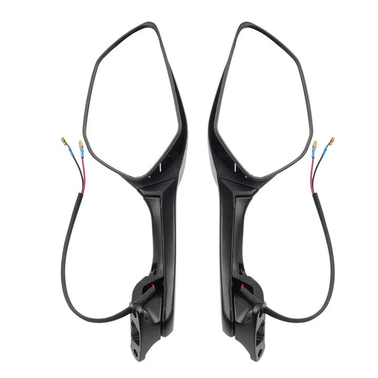 Motorcycle Rear View Mirrors w/ Turn Signals for Kawasaki Ninja ZX10R (2016-2023)