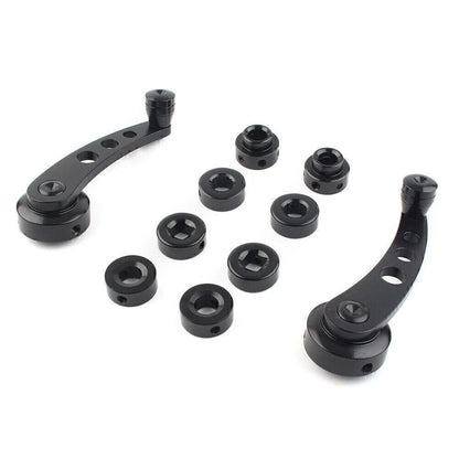 2X Aluminum Alloy Window Crank Handle for Universal Fit (All Years)