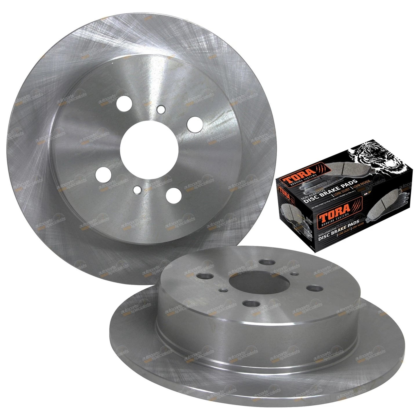Rear Disc Brake Rotors & Pads for Holden Nova (1994–1996)