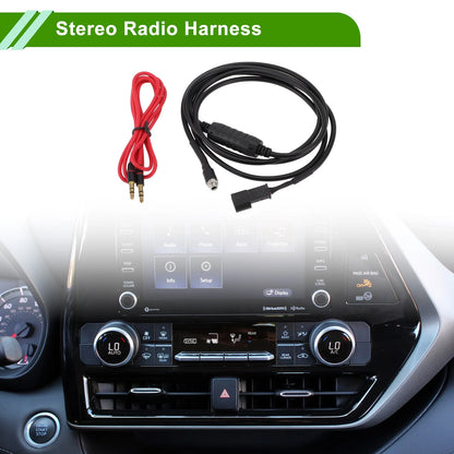 Bluetooth AUX Adapter Music Cable Stereo Radio Harness for BMW Z4 (2003–2008)