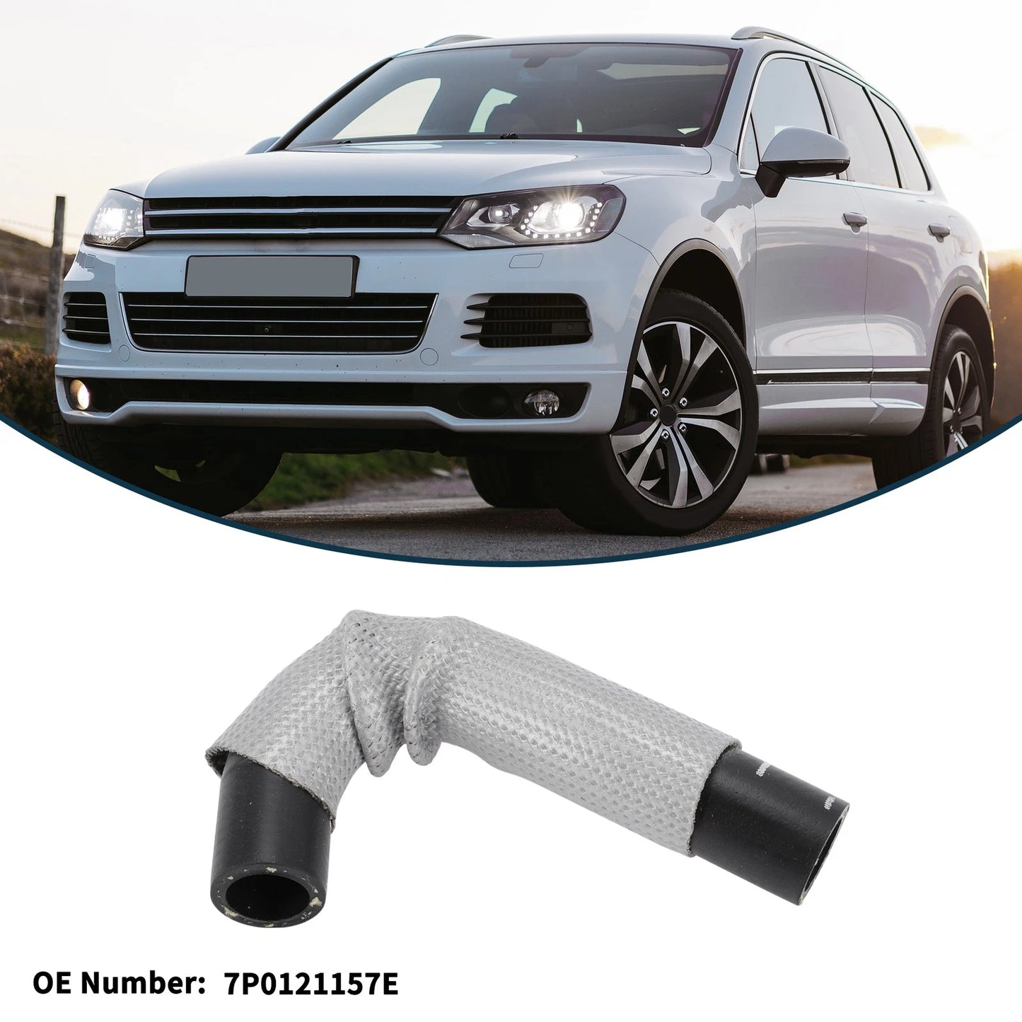 Radiator Hose No.7P0121157E for Volkswagen Touareg (2010–2015)