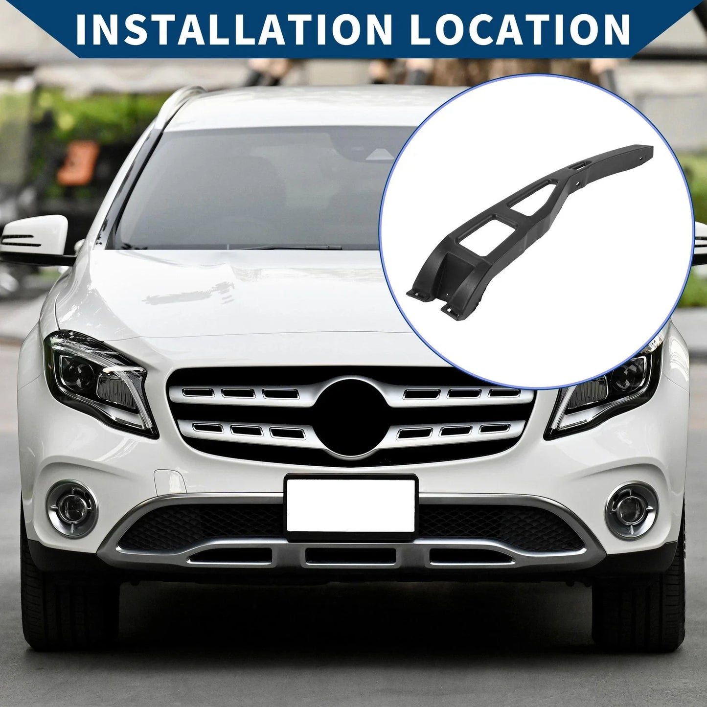 Front Left Bumper Retainer Bracket for Mercedes Benz CLA250 (2014-2019)