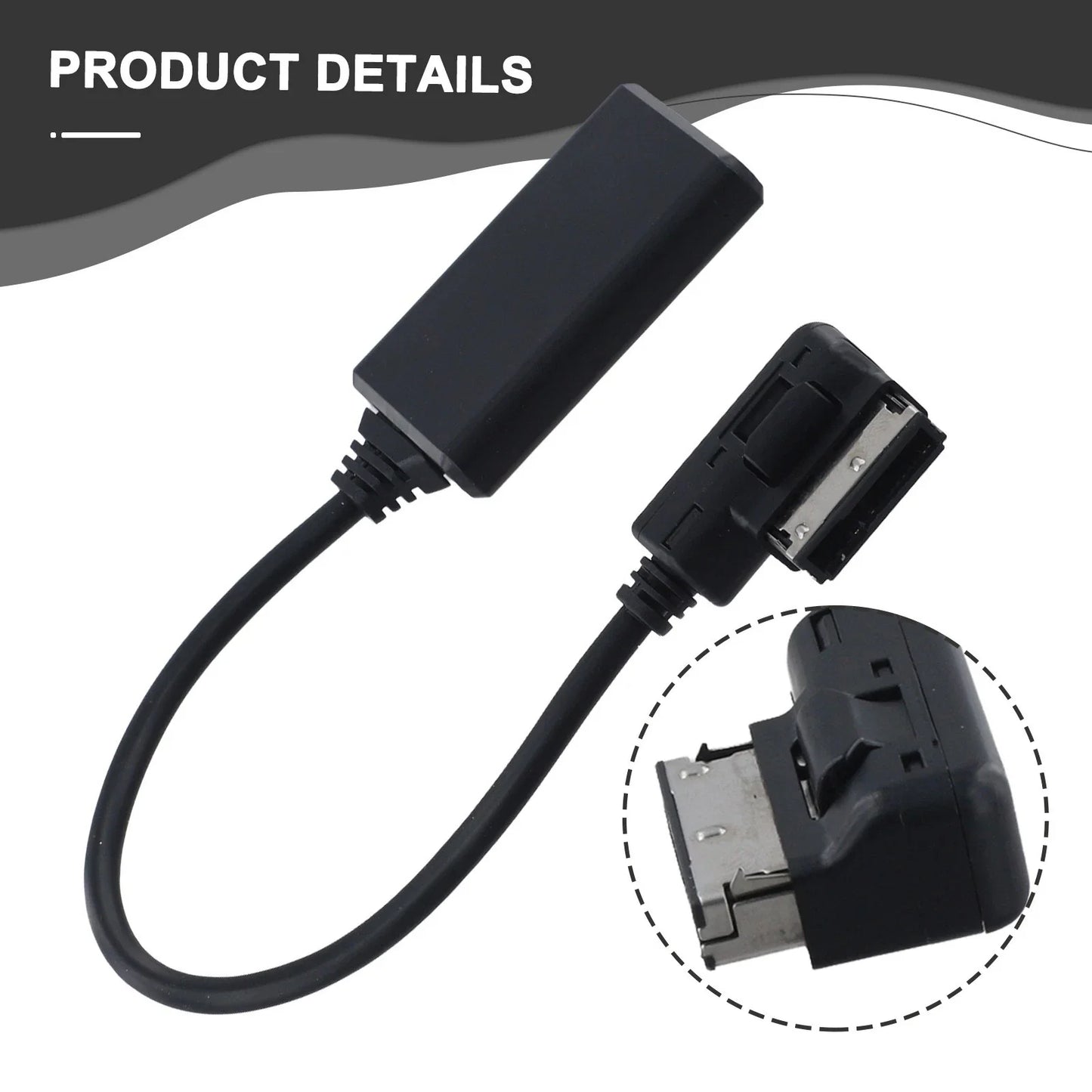 AUX Audio Cable Adapter for A5/A6/A8/Q7 AMI MMI