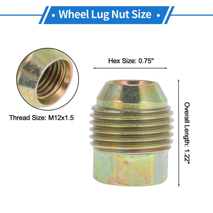 4 x M12x1.5 Wheel Lug Nuts for Chevrolet Aveo (2005-2011)