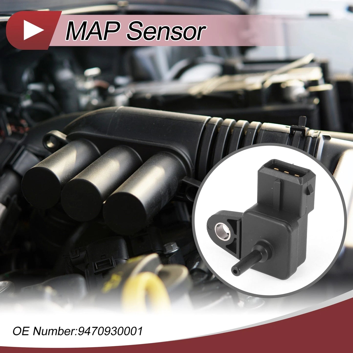 MAP Sensor No. 9470930001 for Hyundai Elantra Coupe (2013–2016)