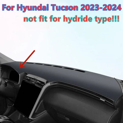 Leather Car Dashboard Cover Pad Mat for Hyundai Tucson (2023–2024)