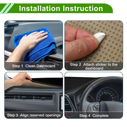 Dashboard Dash Cover Mat for BMW 4 Series (2021-2024) Sun Protector Pad Black