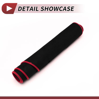 Dashboard Cover Mat for VW T-Cross C1 (2019) Sun Protector Pad Black Red
