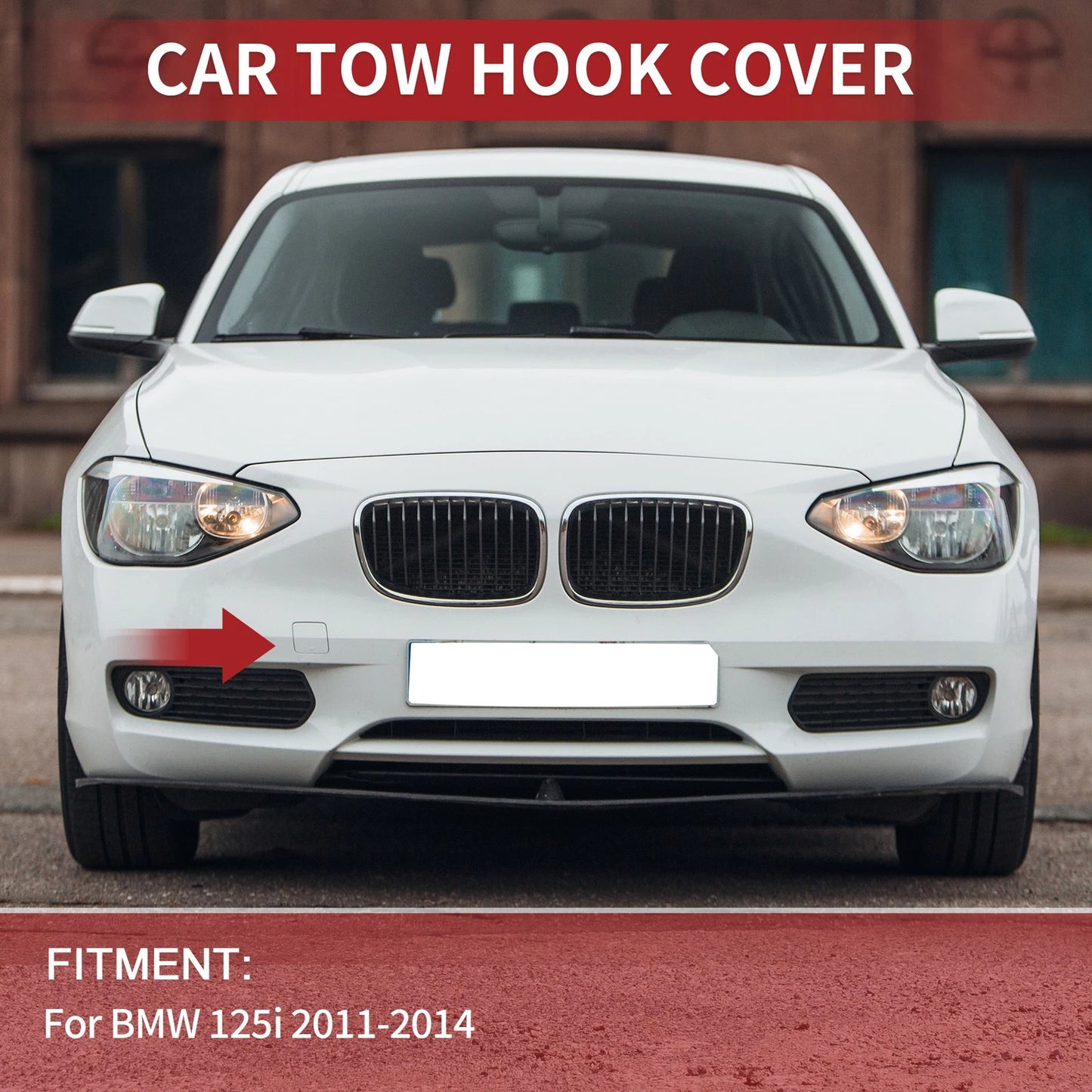 Front Tow Hook Cover Cap for BMW F20 116i 118i 120i 125i (2012–2019) No.51117292947