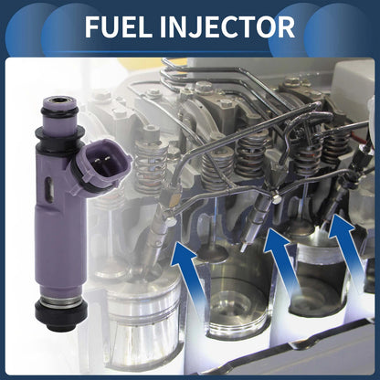 Fuel Injector No.BP6D-13-250A for Mazda Miata (2001–2005) 1.8L Purple