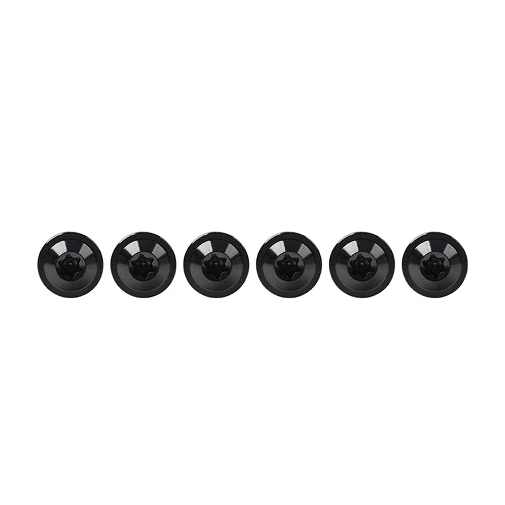 6pcs M6x10mm Titanium Alloy Torx Head Bolts for Bike Motorcycle