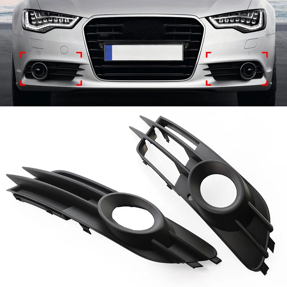 Fog Light Grille Cover for Audi A3 SLine S3 (2013–2017) Left, Honeycomb