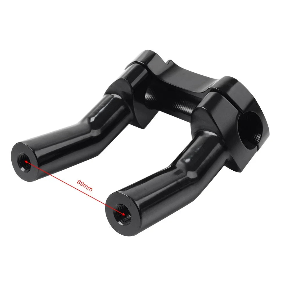 5-Hole 4.5" Pullback Handlebar Riser Clamp for Harley 1" Bar