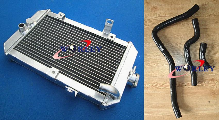 Aluminum Radiator + Red Hose for Yamaha Raptor 660R (2002–2005)